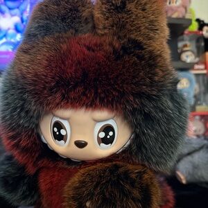 Labubu Zimomo Cuddly Brown and Black Plush Toy